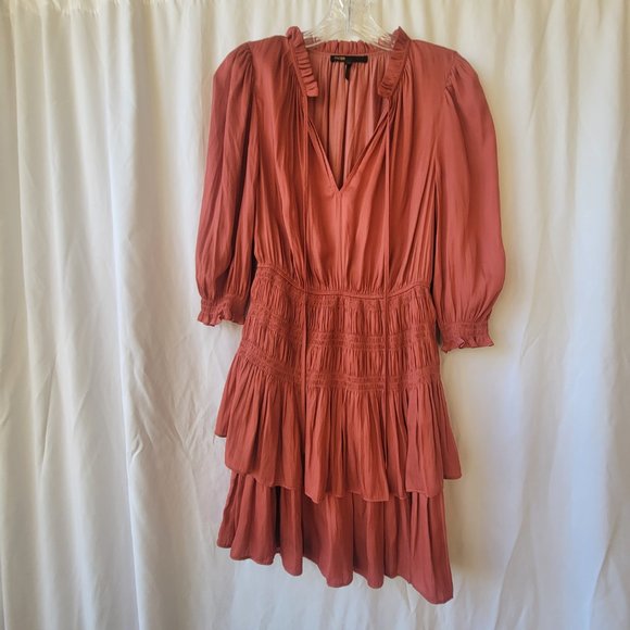 Maje Terra Cotta Dress - Picture 3 of 6